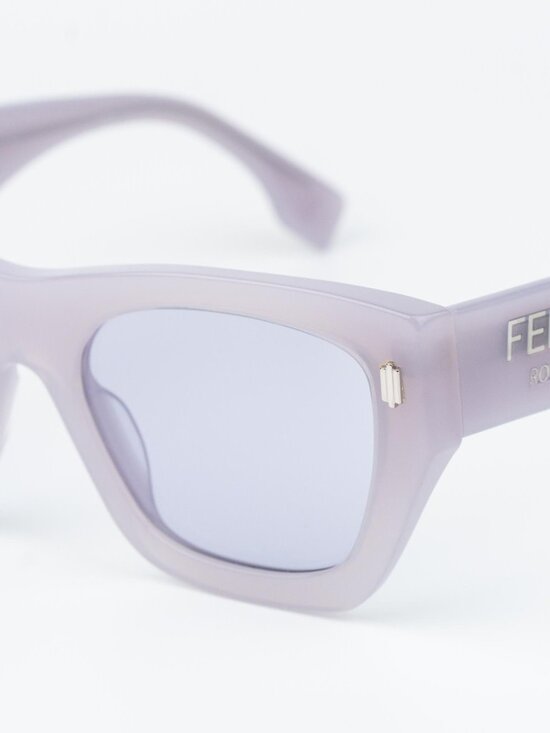 Fendi Women Sunglasses Violet Lilac Square FE40100I 81Y NEW AUTHENTIC main image 4